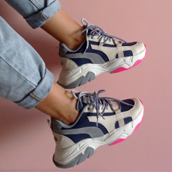 Tenis plataforma unico par