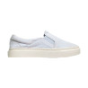 Mocasin blanco cosidos